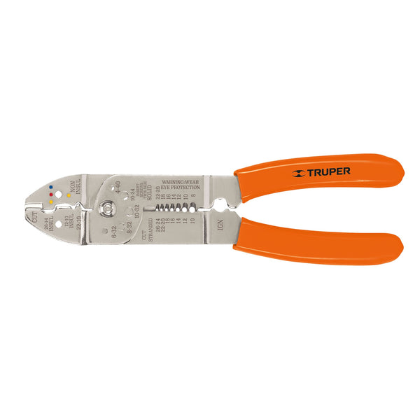 PELACABLE 9" MULTIUSO MANGO NARANJA 17353 TRUPER