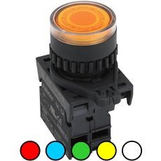 PULSADOR PLASTICO SALIENTE 22MM 12-24 VAC/DC AUTONICS