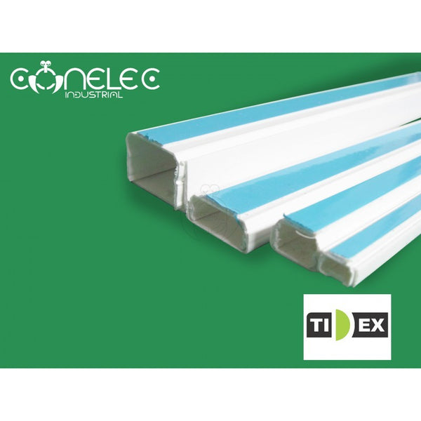 CANALETA TIDEX 25X25X2MTS CON ADHESIVO